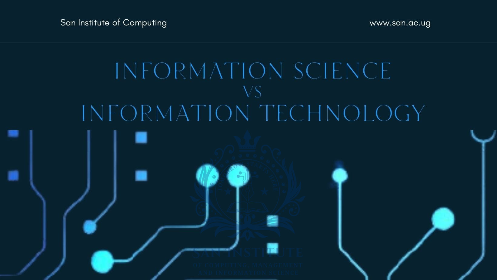 Information Science vs Information Technology