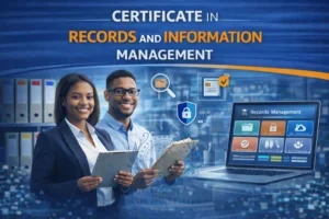 Certificate in Records and Information Management
